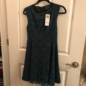 NWT French connection fit and flare lace dress